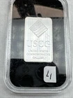 1/4 oz USCG Quarter Ounce Fractional .999 Fine Silver Bullion #4 Bar