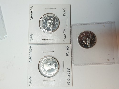1964 Canada 5 cents coin proof like - Bild 4 von 4