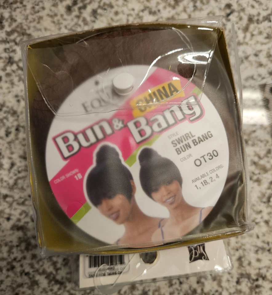 Juego Freetress Equal China Swirl Bun & Bang Foto 4 de 4