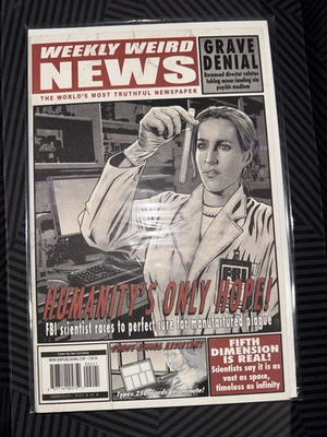 #ad #ad The X Files Joe Corroney CVR RI Weekly Weird News Scully Cover Variant $249.99