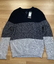 Ben Sherman Men  s Tri Color Sweater NWT Size M