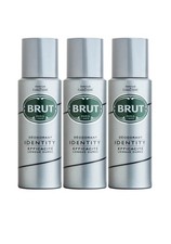 Brut Identity Deodorant Spray Efficacite Longue Duree, 200ml Pack of 3 