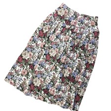 Fritzi California Skirt Smal Floral Midi Pull On Cottagecore 90s