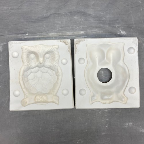 Vintage Scaratella Owl Spoon Rest Ceramic Slip Casting Mold 116