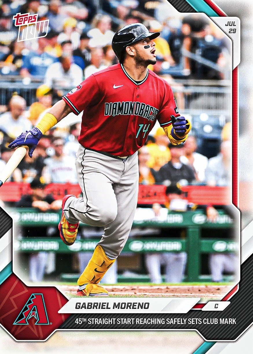 *PRE SALE* Gabriel Moreno - 2026 MLB Topps NOW® - Card 497
