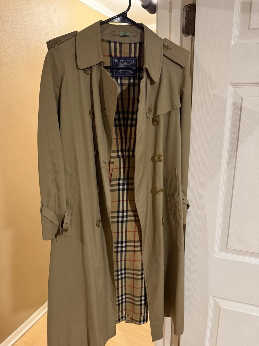 Burberry Trench Coat Men 44 for sale | eBay