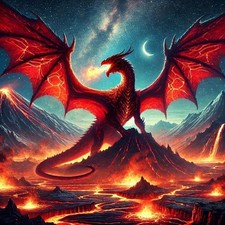 Dragon Diamond Art Kits for Adults, 5D Dragon Diamond Painting Kits for Begi