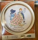 3 Paragon Needlecraft Holly Hobbie Stitchery Kits W Round Frame NEW From 1972 — photo 2