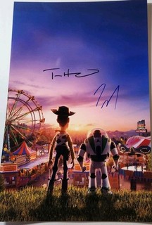 Toy Story 4 TOM HANKS TIM ALLEN Signed Photo 11x17" COA Included