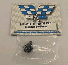 Robinson Racing Pinion Gear 48p 19t Pro Aluminum Black Anodized RRP-1319