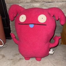 2009 Uglydoll Uppy Plush 14” Pink Fleece Stuffed Toy by Pretty Ugly LLC