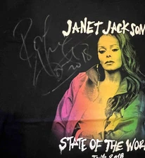 Janet Jackson 2018  State Of The World Tour T Shirt XL - GIldan Softstyle