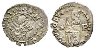 FITZ Italien Venedig Doge Michele Morosini Silber Soldino AWE1049