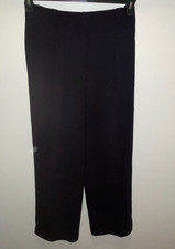 Giorgio Armani Classic Dress Pants Trousers Women's Sz 42/ 6 Black Made in Italy