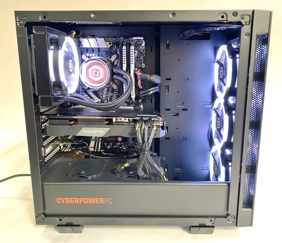 CyberPower PC Z390-P i7-9700K 3.6GHz 48GB 1TB NVMe+4TB NO/OS WiFi RTX 2070 SUPER - Image 3 of 4