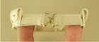 Vintage 1965 Hasbro GI Joe #7527 Ski Patrol Helmet White Cartridge Belt C6