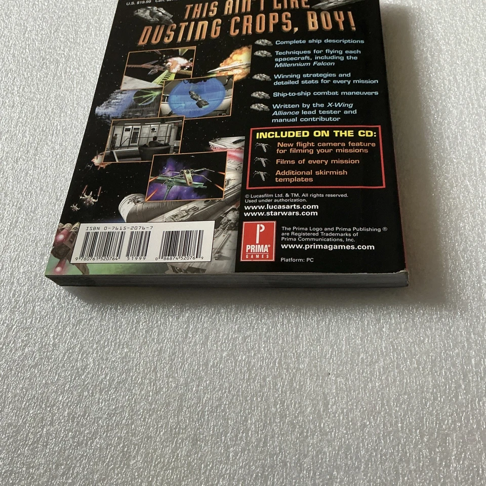 X-Wing Alliance: Prima's Official Strategy Guide by Prima used vgc no cd rare - Image 4 of 4