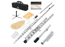 Nickel Silver Student Flute - Double Bladder Pads