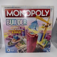 Monopoly Builder Board Game Family Strategy Game Sealed New RETIRED RARE HASBRO
