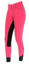 Breeches Economic, Full Seat Kids Breeches, DarkRose, 122