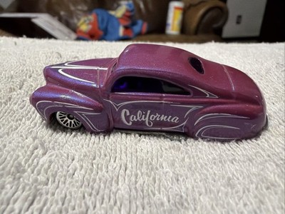1997 HOT WHEELS TAIL DRAGGER CALIFORNIA PURPLE 1:64 DIECAST 3'' LOW RIDER CAR