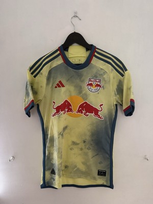 Authentic Small 23/24 New York Red Bulls Adidas Heim Fußball Trikot