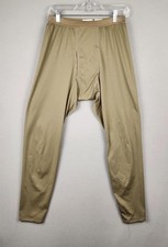 US Military ECWCS Gen III Lightweight Drawers Mens Medium Long Coyote Made USA