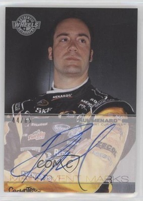2011 Wheels Main Event Marks 44/65 Paul Menard #ME-PM Auto 0b2
