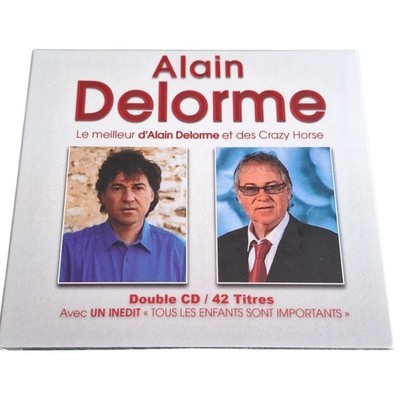 Alain Delorme Le Meilleur Crazy Horse Doppel CD 42 Titel Neu