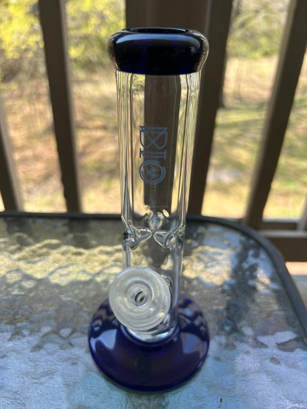 BIO Handmade Glass Tobacco Water Pipe