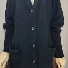 Burberry Knit Cardigan Pocket Design Size 5