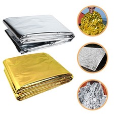 2 Pcs Notfallvorsorge Für Camping Und Wandern Schlafdecke Taschendecke