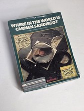 Where In the World Is Carmen Sandiego w/ Almanac MACINTOSH 1989 1990 New In Box