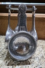 Hammered Pewter Artisan measuring Cup Set And...