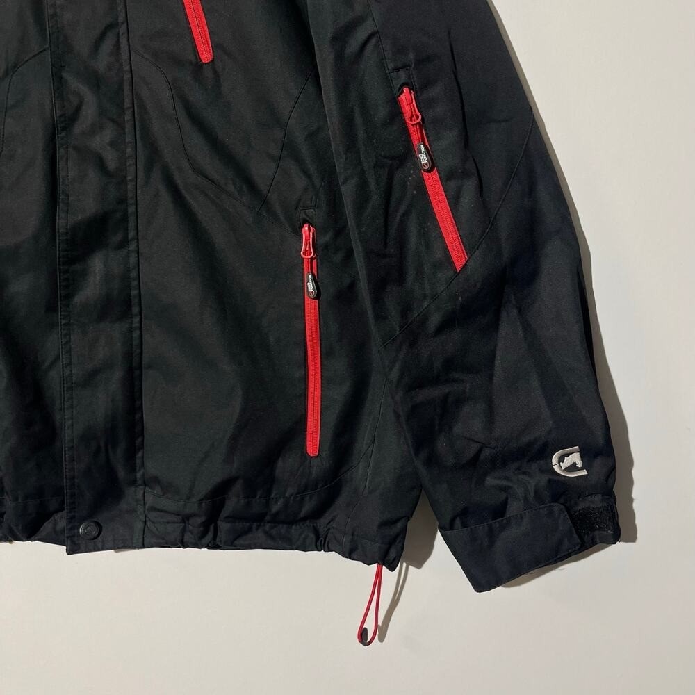 Y2K Ecko Function Activewear Ski Full Zip Black O… - image 3