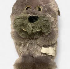 WT Nanco Belly Buddies WALRUS w/Tusks, Super Soft, Gray 9" Stuffed Plush Animal