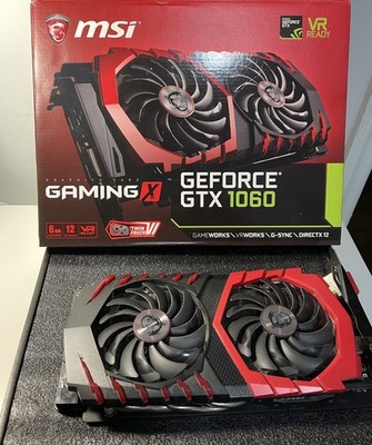 MSI NVIDIA GeForce GTX 1060 6GB GDDR5 Graphics Card - GTX1060GAMINGX6G