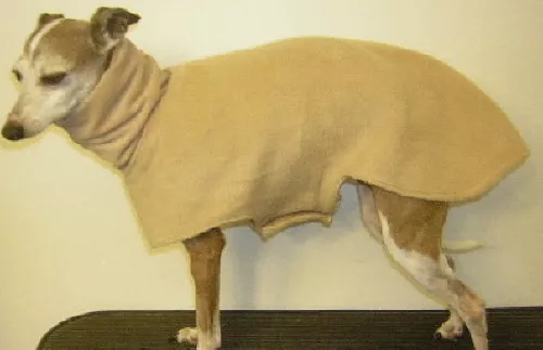 SOLID COLOR LINED HOUSE COAT GREYHOUND PHAROAH IBIZAN HOUND