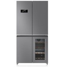 4 Door Stainless Steel French Door Fridge With Freezer 21 Cu Ft Refrigerator