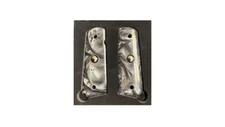 1911 Gun Grips Black Pearl Acrylic with Screaming Eagle Medallions