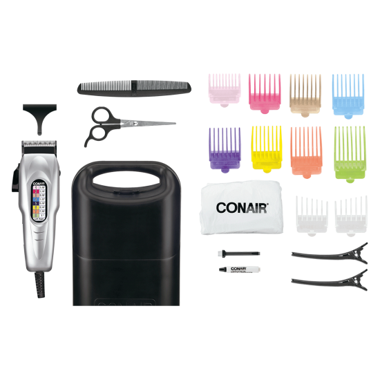 Conair HC408R Number Cut Home Haircut Kit 20 Piece Set NEW