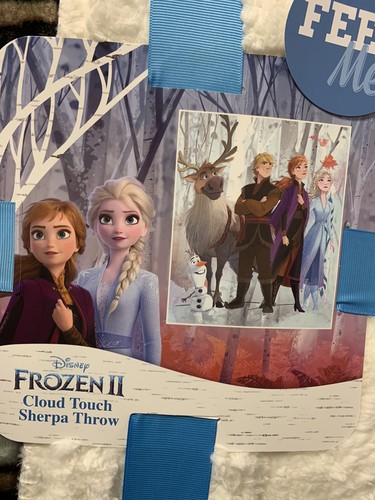 Manta para niños Disney Frozen II, 50x60" | Sherpa reversible (elige diseño) - Imagen 4 de 12