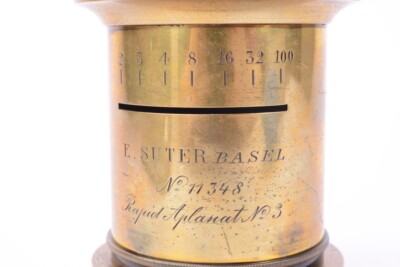 E. Suter Basel N0. 4 Rapid Aplanat A , F.6