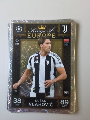 Match Attax Extra 24/25 Vlahovic Kings Of Europe Juventus Champions League #261
