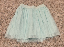 Gap Kids Girl's Soft Jade Tulle Tutu Skirt Size L Polyester Shell/Cotton Lining