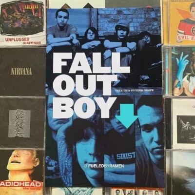 New Fall Out Boy 'Take This To Your Grave' Album reprint Poster, Music Poster