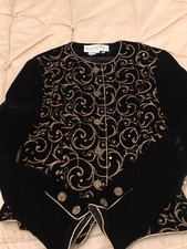 Bellville Sasson Ladies Velvet Jewelled Evening Jacket