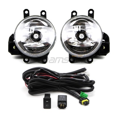 Fog Lamp Kit for Toyota Corolla Highlander W/ Relay Wiring Harness Light Switch