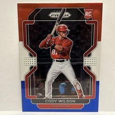 2022 Panini Prizm - Red White & Blue Prizm #94 Cody Wilson (RC)