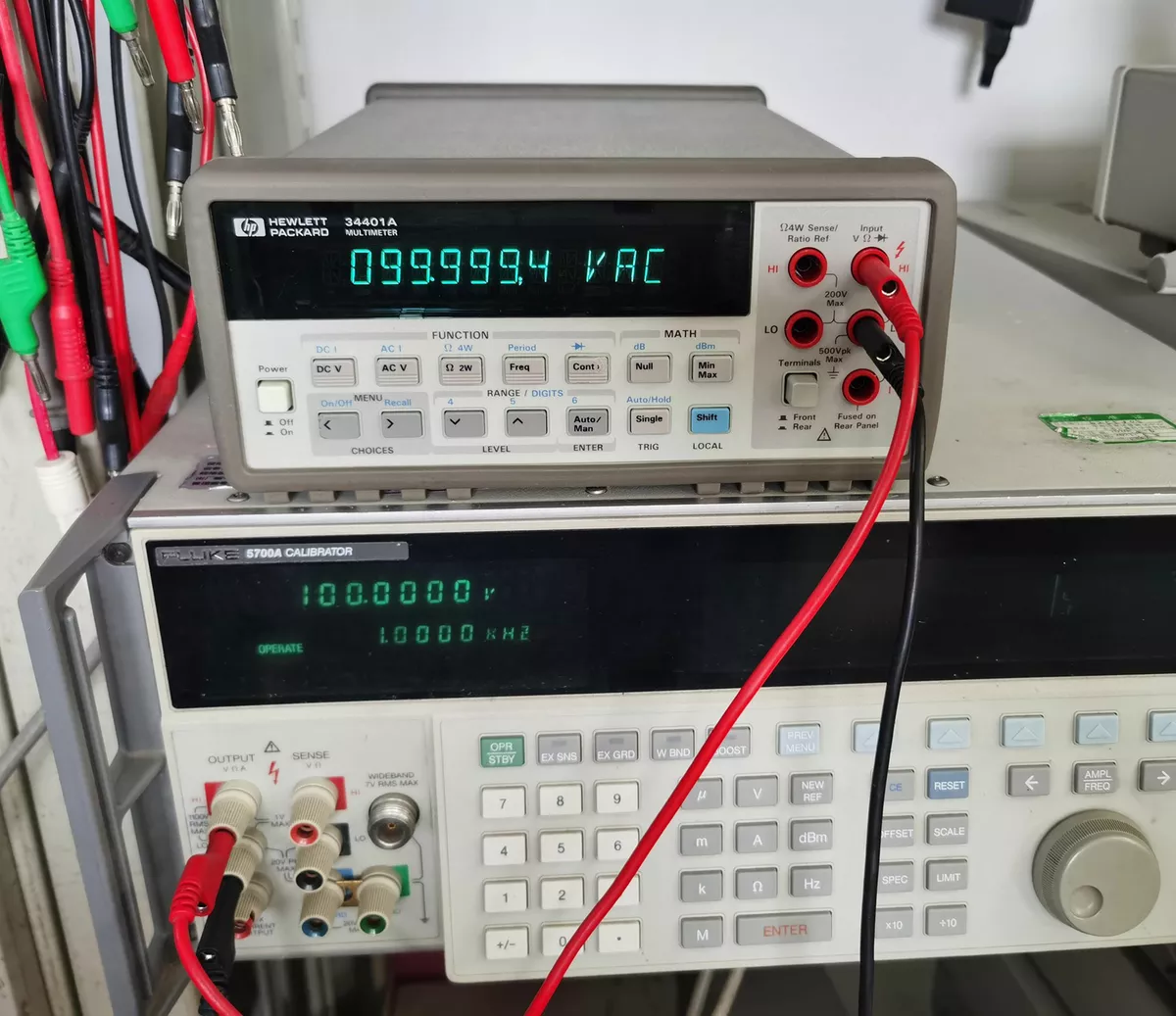 Agilent HP Keysight 34401A Digital Multimeter 6.5 Digit Tested pass